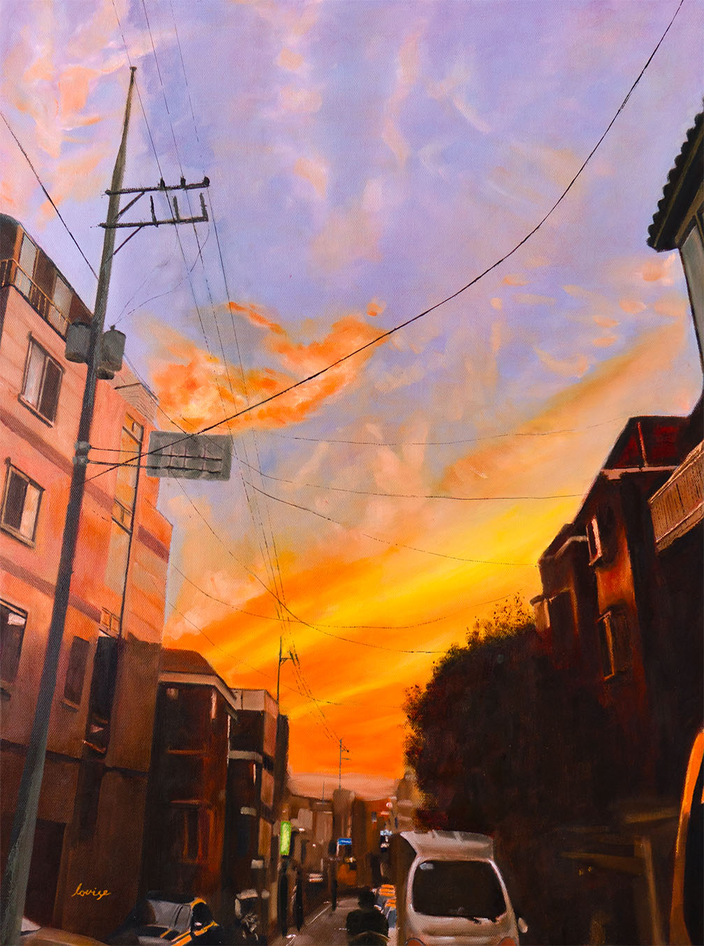 Seoul, 7.54 pm Original Painting