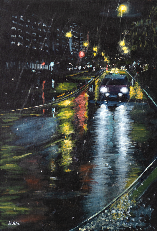 Drive Home Original Painting