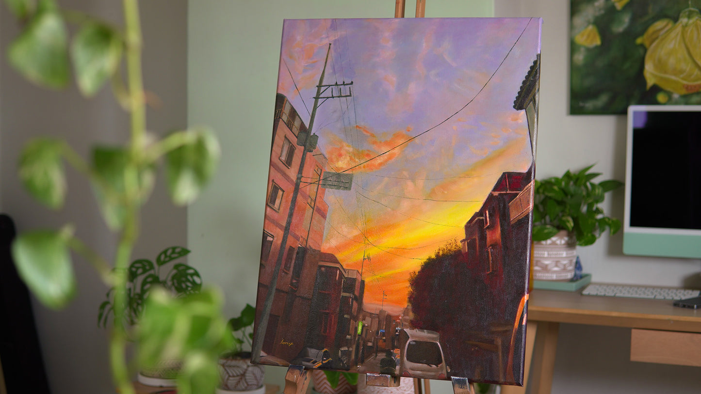 Seoul, 7.54 pm Original Painting